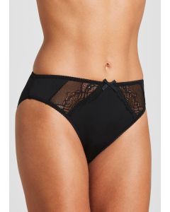 Three pack Micro Lace High Leg Briefs