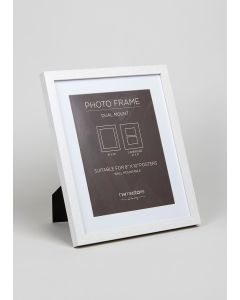 Dual Mount Photo Frame (33cm x 29cm)-White