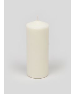 Medium Pillar Candle (16cm x 6cm)-Cream
