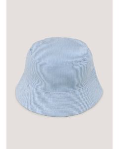 Baby Blue Stripe Bucket Hat (Newborn-24mths)