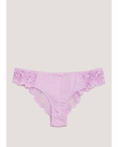 Lilac Lace Brazilian Brief