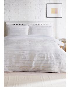 Metallic Crinkle Duvet Cover