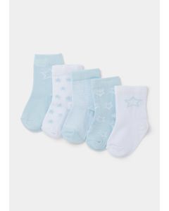 Baby 5 Pack Socks (Newborn-23mths)