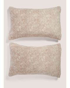 Marl Teddy Pillowcase Pair