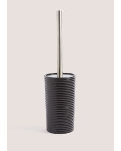 Black Ceramic Toilet Brush (20cm x 10cm x 58cm)