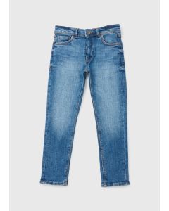Boys Light Wash Skinny Jeans