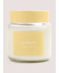 Jasmine Scented Jar Candle (340g)-White