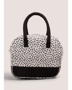 Kids Spots Design Lunch Bag-Black/White-One Size
