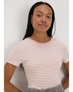 Stripe Fitted T-Shirt