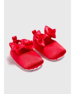 Baby Bow Strap Ballet Soft Sole Shoes