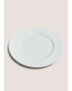 TextuSide Plate-White-One Size