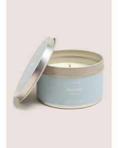 Cotton Tin Candle-White-One Size