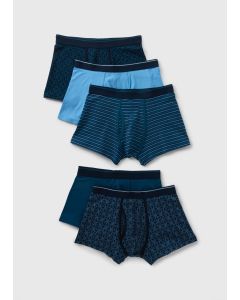5 Pack Geometric Keyhole Boxers