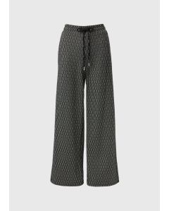 Jacquard Wide Leg Trousers