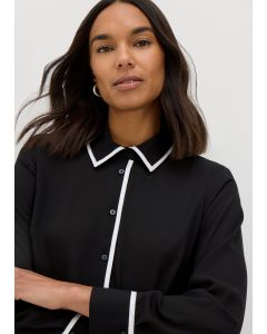 Et Vous Contrast Piping Shirt