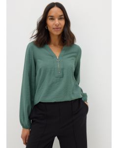 Et Vous Zip Front Blouse