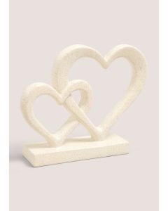 Heart Shape Ornament-Off White-One Size