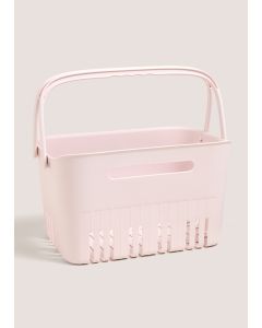 Plastic Basket-Pink-One Size