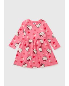 Hello Kitty Girls Long Sleeve Dress
