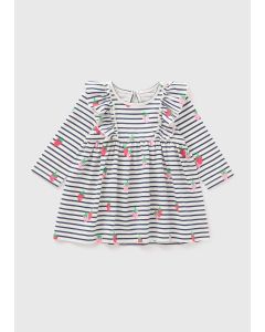 Baby Stripe & Strawberry Dress