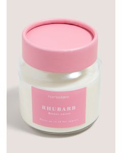 Rhubarb Jar Candle White-White-One Size