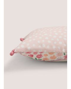 Blooming Lovely Cushion-Pink-One Size