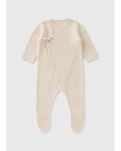 Baby Knitted Wrap Sleepsuit