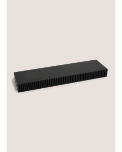 Ribbed Edge Shelf-Black