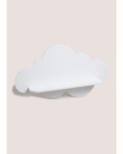 Cloud Shape Shelf White-White
