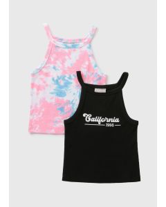 2 Pack Girls Holiday Vests