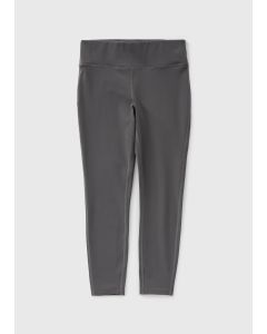 Girls Charcoal Sports Leggings 