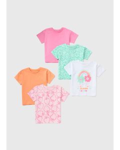 5 Pack Floral Fruit T-Shirts