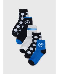 5 Pack Boys Football Socks
