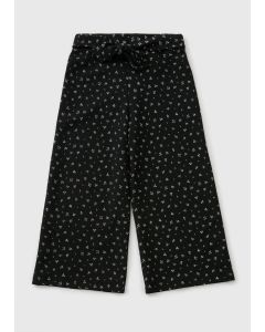 Girls Patterned Crinkle Culottes