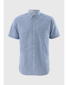 Check Short Sleeve Oxford Shirt