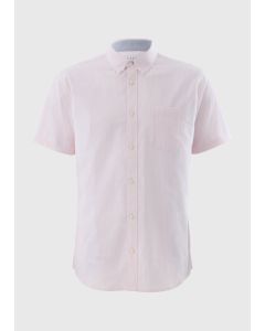 Stripe Short Sleeve Oxford Shirt
