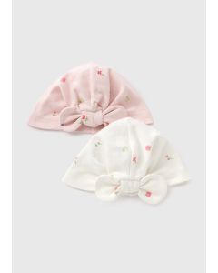 2 Pack Baby Turban Hats