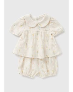 Baby Floral Top & Shorts Set