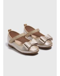 Girls Bow Ballet Shoes