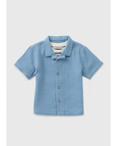 Boys Stripe T-Shirt & Shirt Set