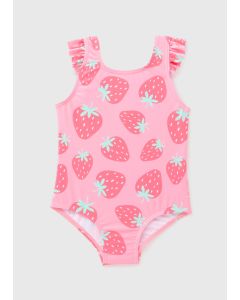 Girls Strawberry Swim Suit