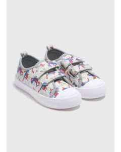 Spiderman Kids Double Strap Trainers