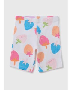 Girls Strawberry Cycling Shorts