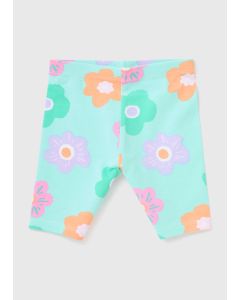 Girls Flower Cycle Shorts