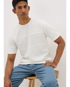 Textured Panel T-Shirt