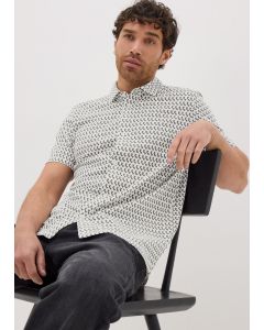 Geo Print Jersey Shirt