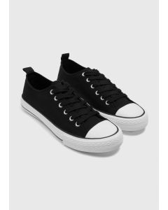 Toe Cap Canvas Trainers