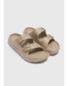 Chunky Buckle Sandals