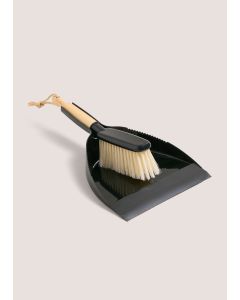 Dustpan Brush-Black-One Size