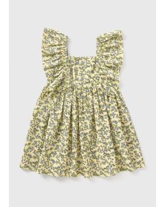 Girls Daisy Crinkle Dress